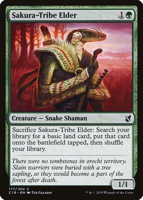 Sakura-Tribe Elder (177) - Commander 2019 - Game On