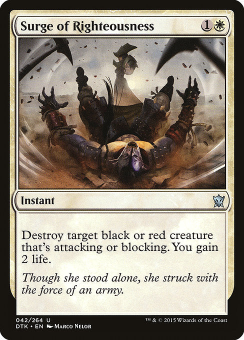 Surge of Righteousness (42) (Foil) - Dragons of Tarkir - Game On