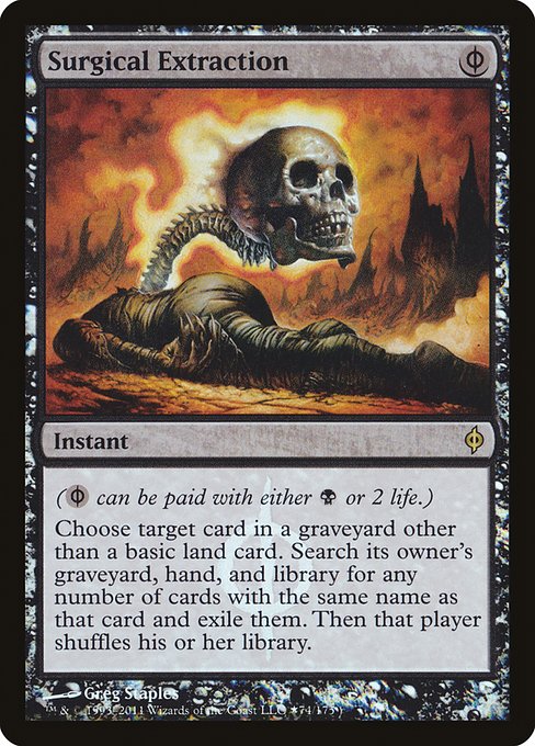 Surgical Extraction (74★) (Foil) - New Phyrexia Promos - Game On
