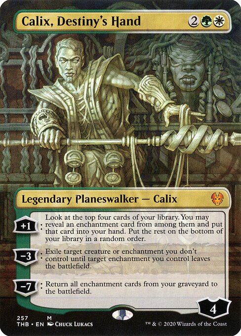 Calix, Destiny's Hand (257) - BORDERLESS - FULL ART - Theros Beyond Death - Game On