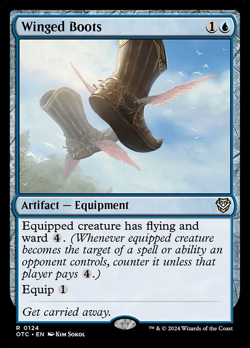 Winged Boots (124) - Outlaws of Thunder Junction Commander - Game On