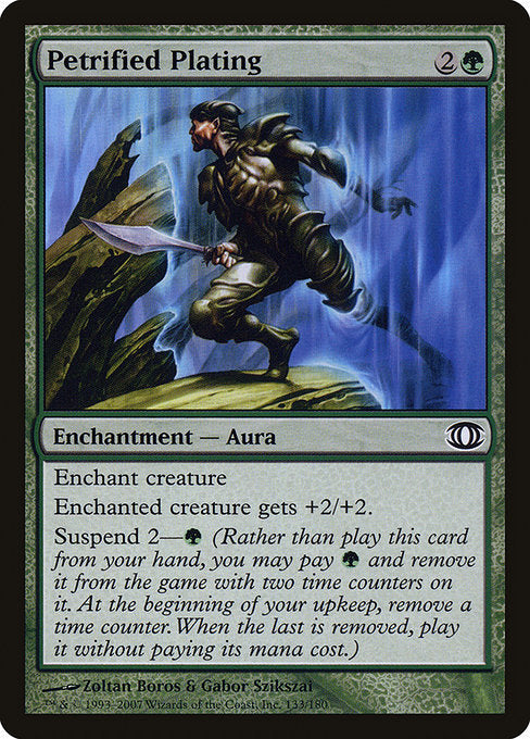 Petrified Plating (133) (Foil) - Future Sight - Game On
