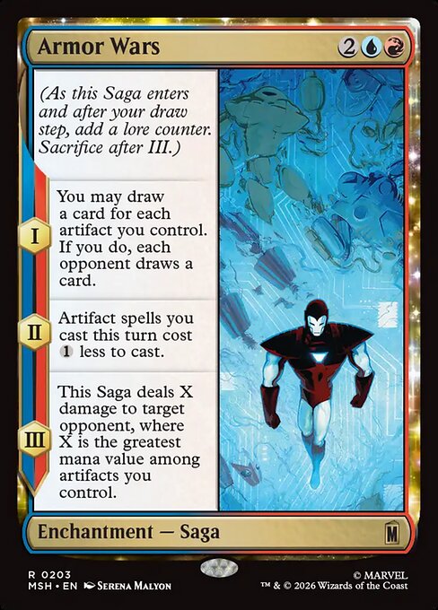 Armor Wars (203) (Foil) - Marvel Super Heroes - Game On