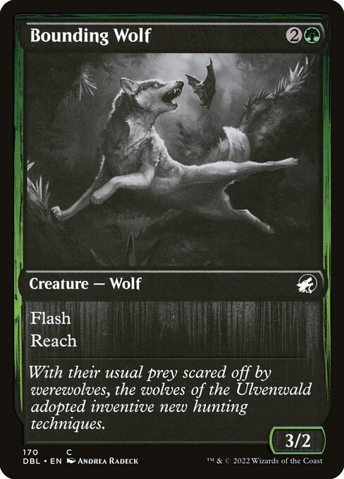 Bounding Wolf (170) (Foil) - Innistrad: Double Feature - Game On
