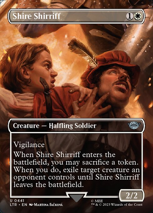 Shire Shirriff (441) - BORDERLESS - FULL ART (Foil) - The Lord of the Rings: Tales of Middle-earth - Game On