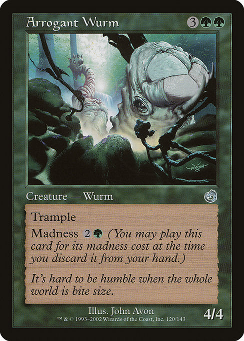 Arrogant Wurm (120) (Foil) - Torment - Game On