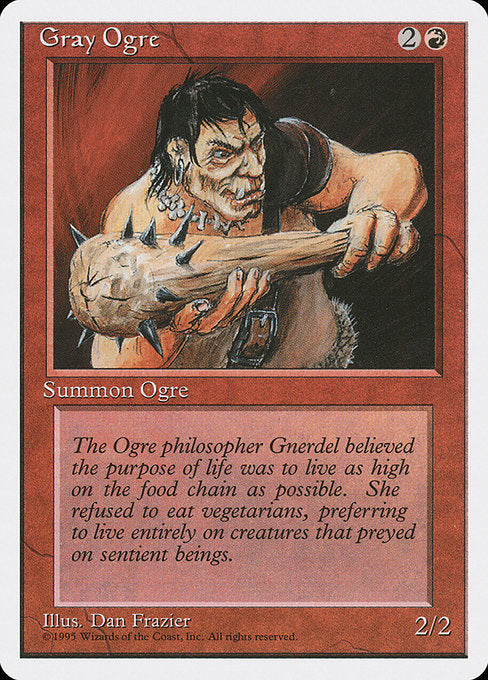 Gray Ogre (200) - Fourth Edition - Game On