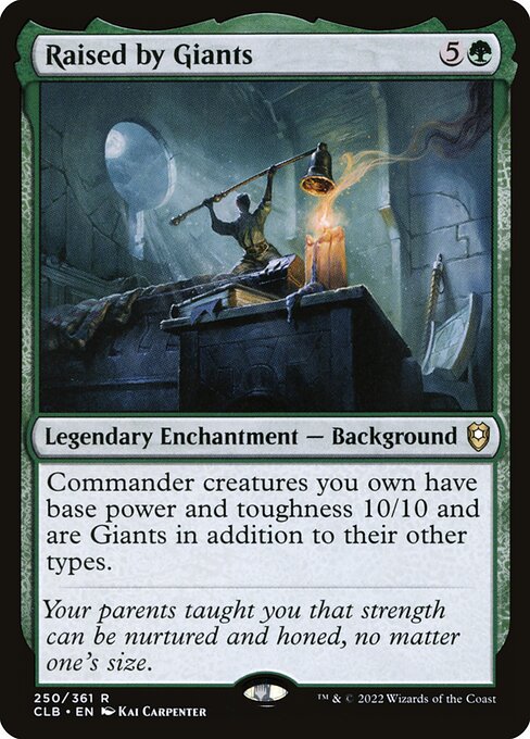 Raised by Giants (250) (Foil) - Commander Legends: Battle for Baldur's Gate - Game On