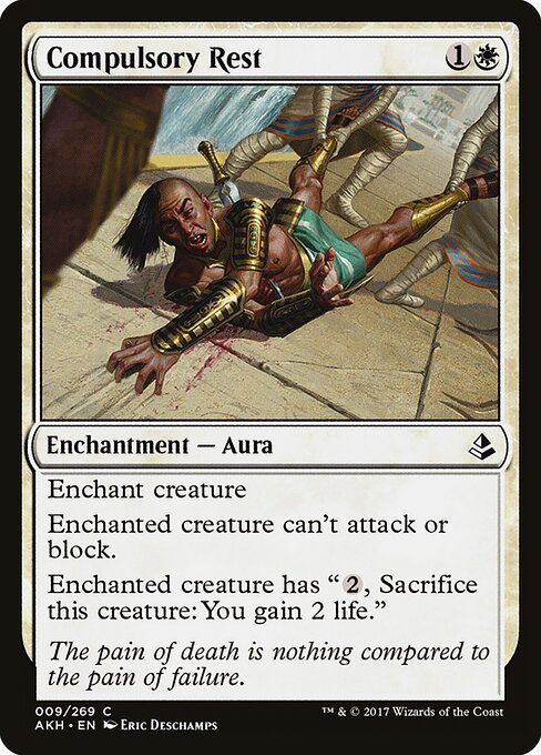 Compulsory Rest (9) (Foil) - Amonkhet - Game On