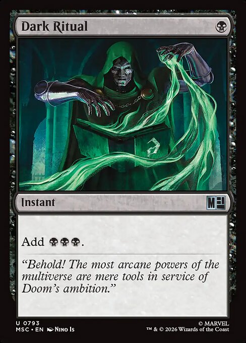 Dark Ritual (793) (Foil) - Marvel Super Heroes Commander - Game On
