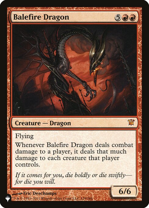 Balefire Dragon (ISD-129) - The List - Game On