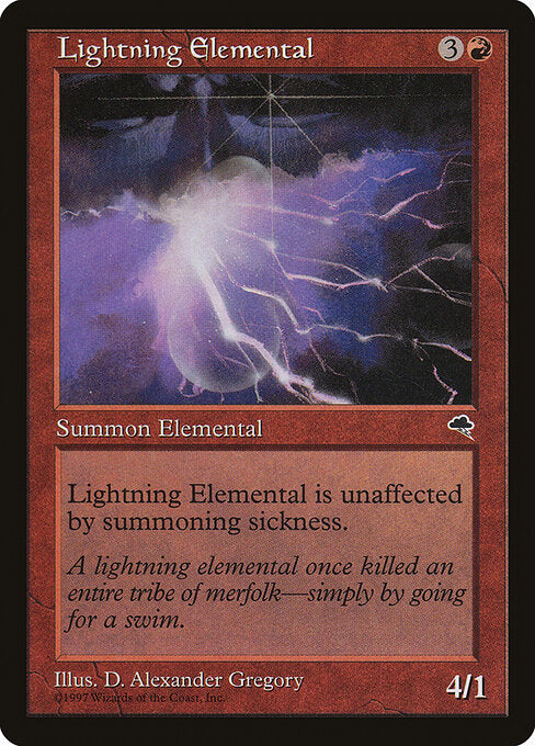 Lightning Elemental (186) - Tempest - Game On