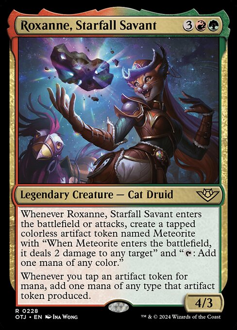 Roxanne, Starfall Savant (228) (Foil) - Outlaws of Thunder Junction - Game On
