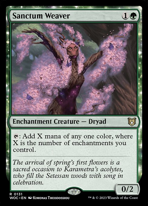 Sanctum Weaver (131) - Wilds of Eldraine Commander - Game On