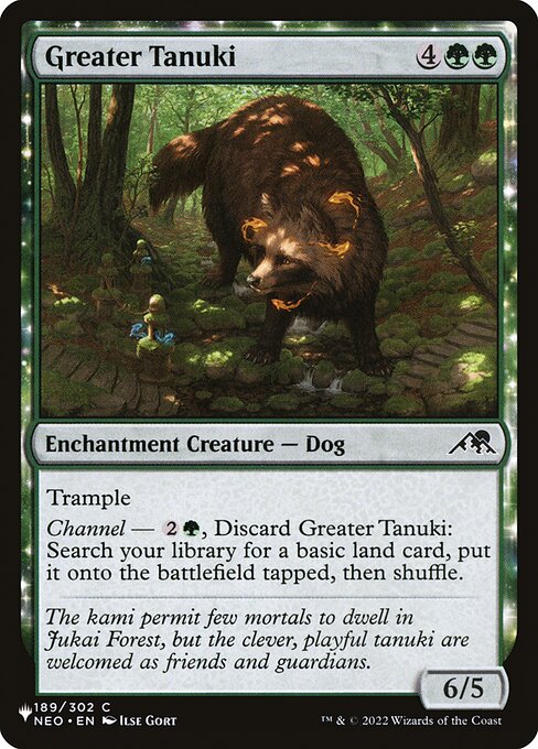 Greater Tanuki (NEO-189) - The List - Game On