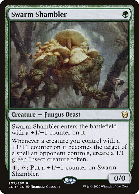 Swarm Shambler (207p) - Zendikar Rising Promos - Game On