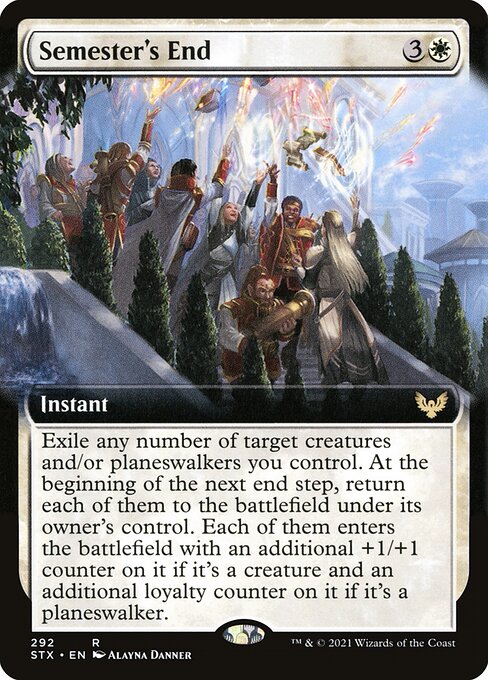 Semester's End (292) - EXTENDED ART - Strixhaven: School of Mages - Game On
