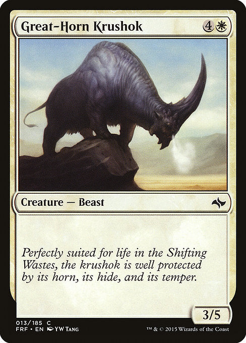 Great-Horn Krushok (13) (Foil) - Fate Reforged - Game On