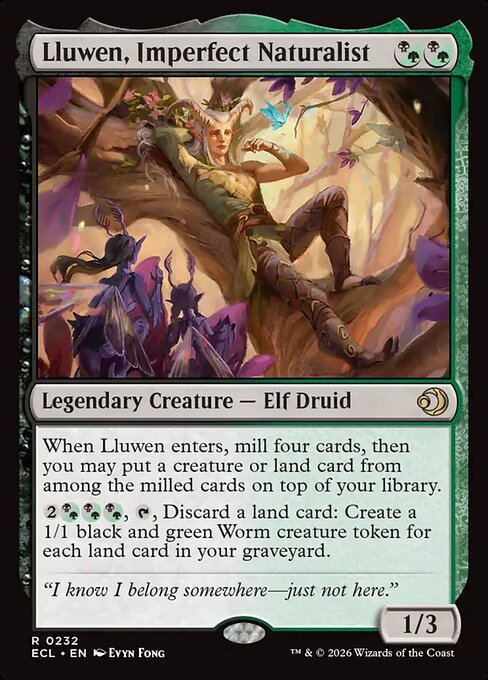 Lluwen, Imperfect Naturalist (232) - Lorwyn Eclipsed - Game On