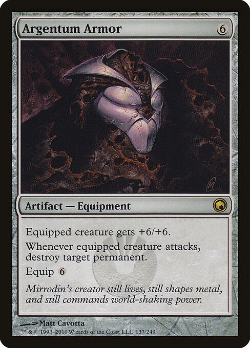 Argentum Armor (137) - Scars of Mirrodin - Game On