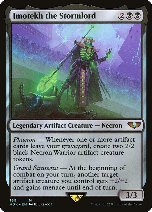 Imotekh the Stormlord (169) (Foil) - Warhammer 40,000 Commander - Game On