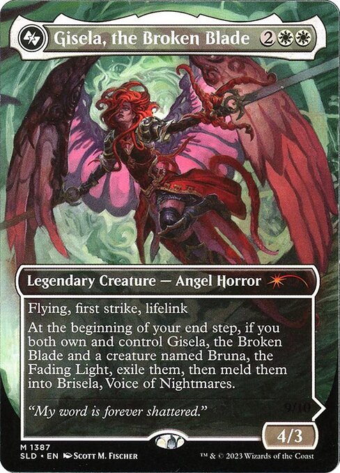 Gisela, the Broken Blade (1387) - BORDERLESS - FULL ART - Secret Lair Drop - Game On