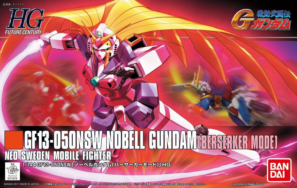 #129 Nobell Gundam Berserker Mode "G Gundam", 1/144 HGFC - Game On
