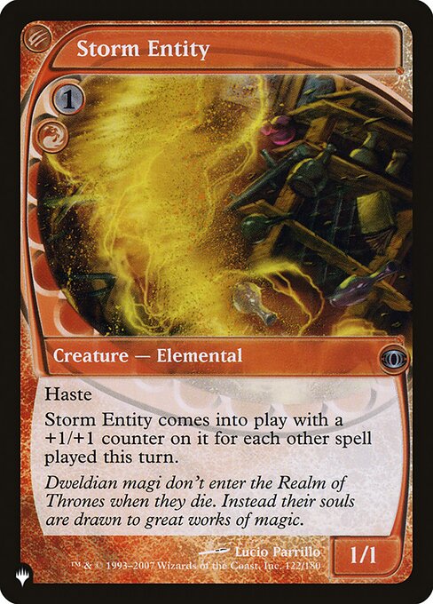 Storm Entity (FUT-122) - The List - Game On