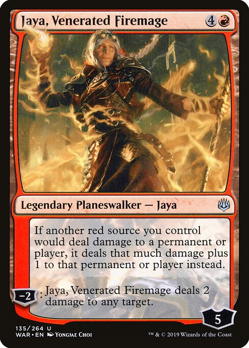 Jaya, Venerated Firemage (135) (Foil) - War of the Spark - Game On