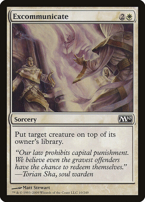 Excommunicate (10) (Foil) - Magic 2010 - Game On