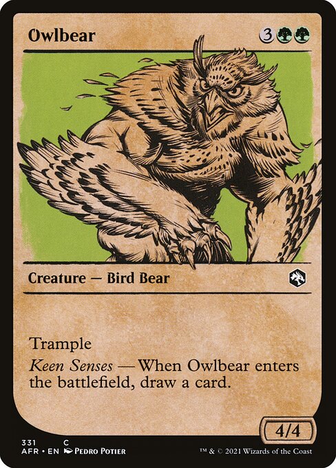 Owlbear (331) - SHOWCASE - Adventures in the Forgotten Realms - Game On