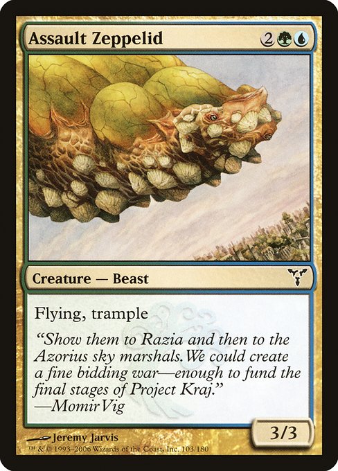 Assault Zeppelid (103) (Foil) - Dissension - Game On