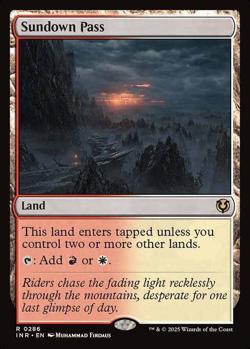 Sundown Pass (286) (Foil) - Innistrad Remastered - Game On