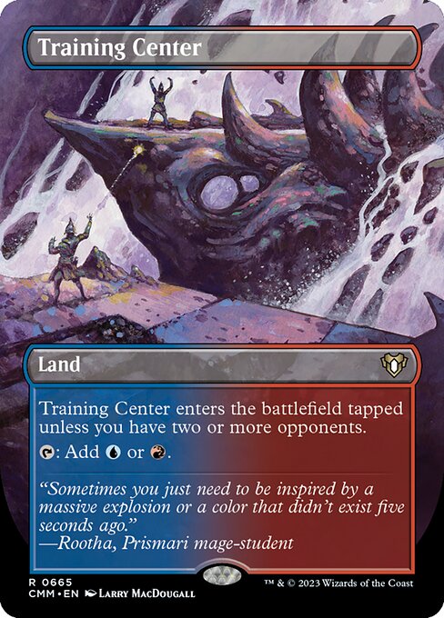 Training Center (665) - BORDERLESS - FULL ART - Commander Masters - Game On