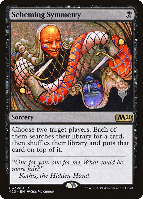 Scheming Symmetry (113p) (Foil) - Core Set 2020 Promos - Game On