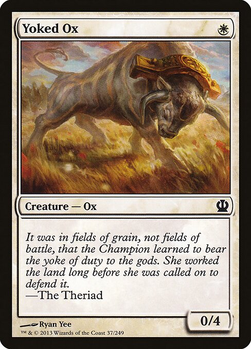 Yoked Ox (37) (Foil) - Theros - Game On