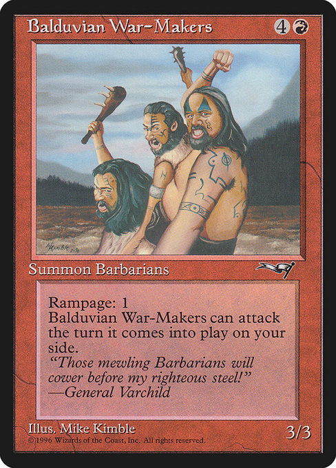 Balduvian War-Makers (66a) - Alliances - Game On