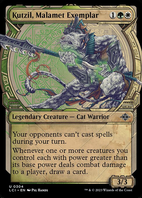 Kutzil, Malamet Exemplar (304) - SHOWCASE (Foil) - The Lost Caverns of Ixalan - Game On