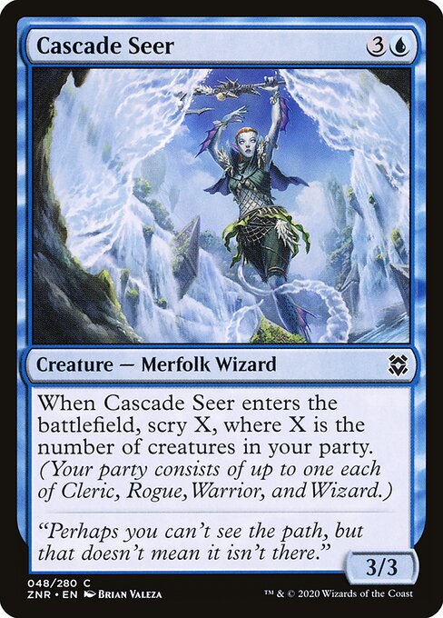 Cascade Seer (48) - Zendikar Rising - Game On