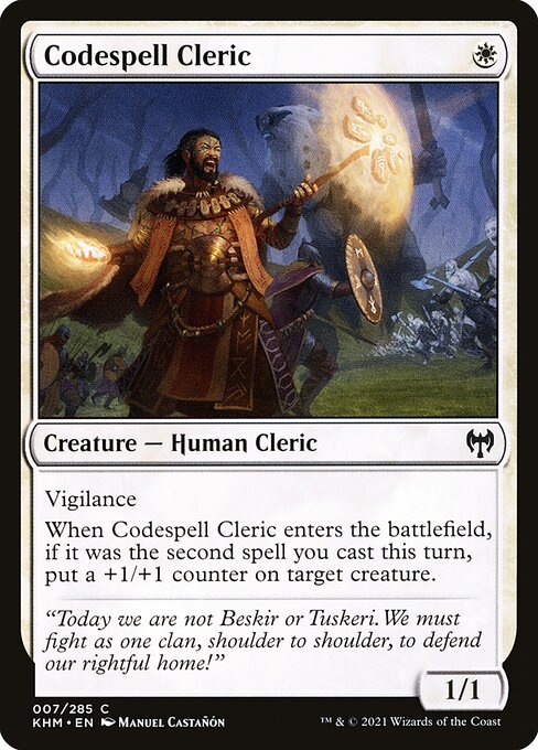 Codespell Cleric (7) (Foil) - Kaldheim - Game On