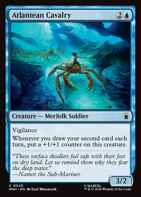 Atlantean Cavalry (45) (Foil) - Marvel Super Heroes - Game On