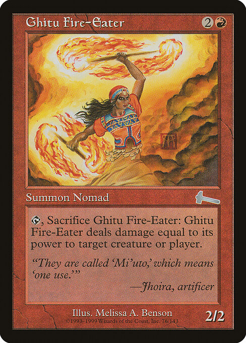 Ghitu Fire-Eater (76) (Foil) - Urza's Legacy - Game On