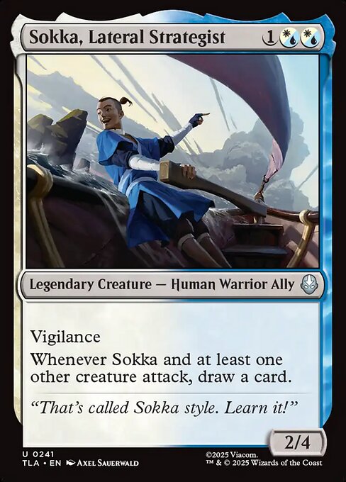 Sokka, Lateral Strategist (241) (Foil) - Avatar: The Last Airbender - Game On