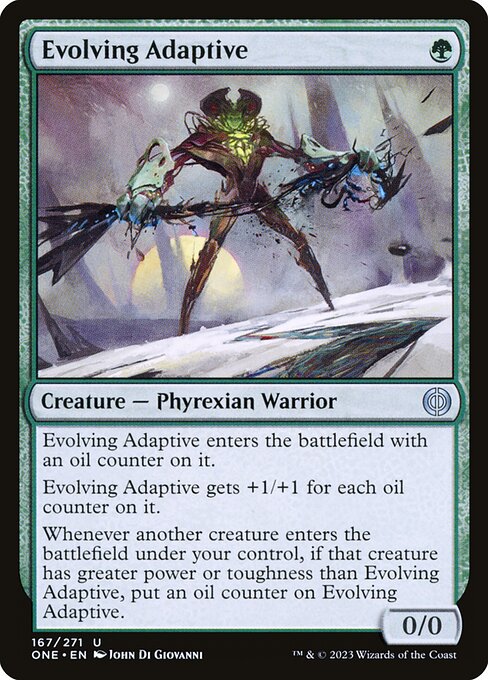 Evolving Adaptive (167) (Foil) - Phyrexia: All Will Be One - Game On