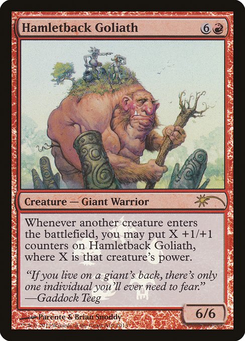 Hamletback Goliath (A10) (Foil) - Magic 2013 Promos - Game On