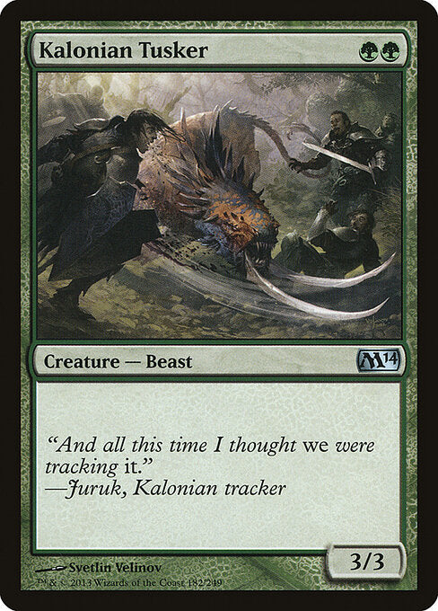 Kalonian Tusker (182) - Magic 2014 - Game On