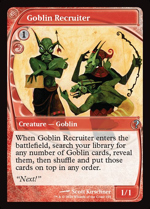 Goblin Recruiter (193) - Mystery Booster 2 - Game On