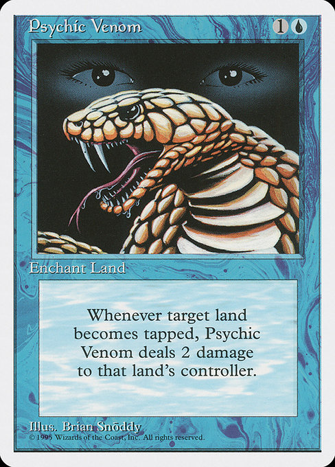 Psychic Venom (96) - Fourth Edition - Game On
