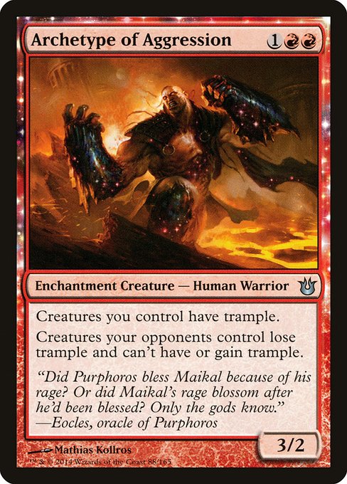 Archetype of Aggression (88) (Foil) - Born of the Gods - Game On