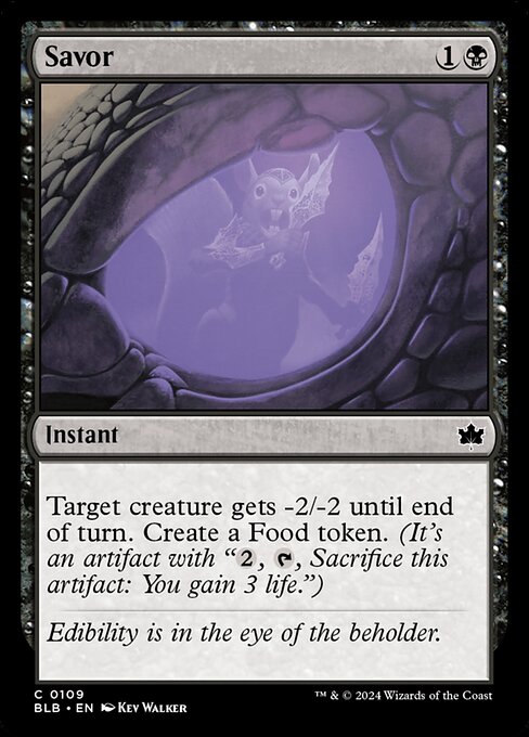Savor (109) (Foil) - Bloomburrow - Game On
